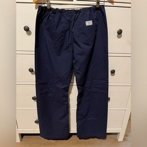 Women’s small navy blue sky scrub pants